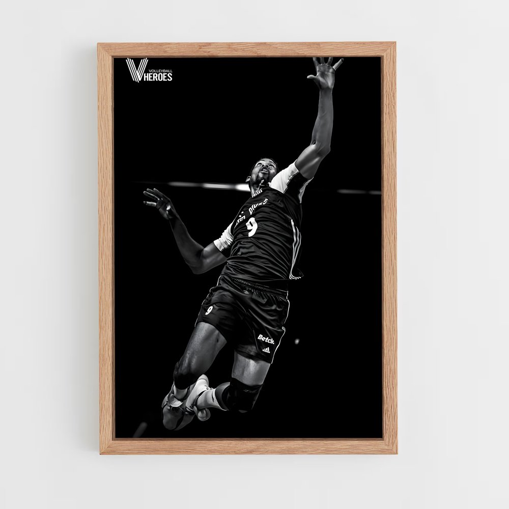 Poster Saut de Léon – affiche Volleyball (vue 4)